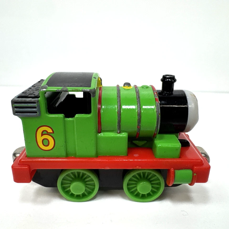 2002 Learning Curve Thomas & Friends Percy Magnetic Die Cast Metal Toy Train - Image 4 of 4