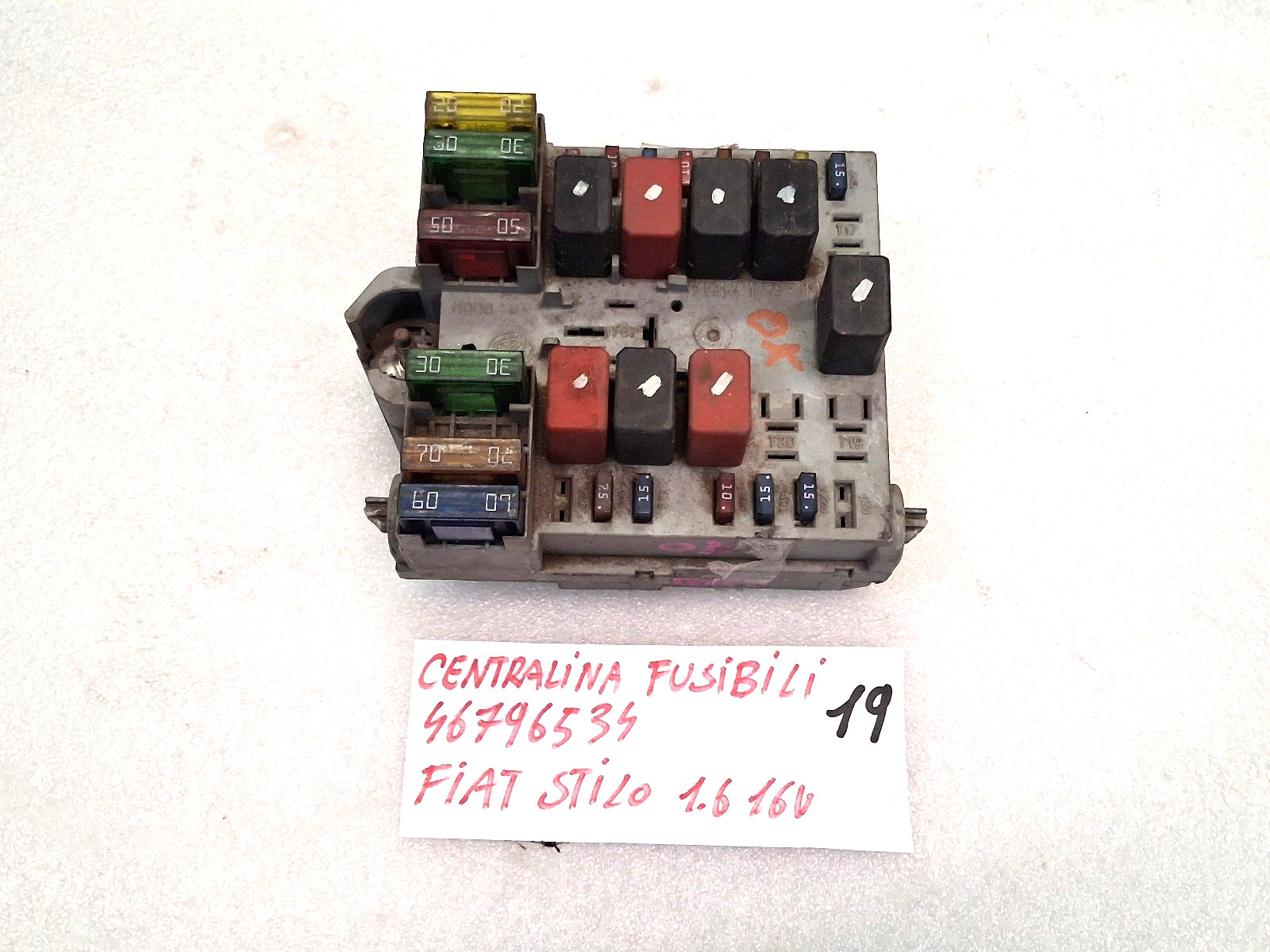 CENTRALINA FUSIBILI 46796534 FIAT STILO 1.6 16V