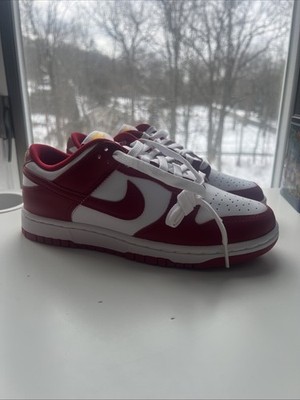 Size 6 - Nike Dunk Low Gym Red. New.