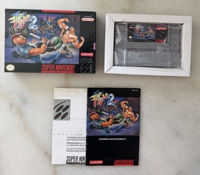 Final Fight 2 SNES CIB Complete Authentic Nintendo Super Nintendo Capcom Tested