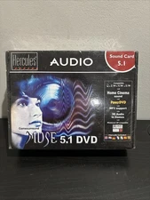 HERCULES GAMESURROUND MUSE 5.1 DVD - Vintage PCI Sound Card New Rare Sealed