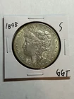 1898-S Morgan Silver Dollar Nice AU/UNC Tough Date