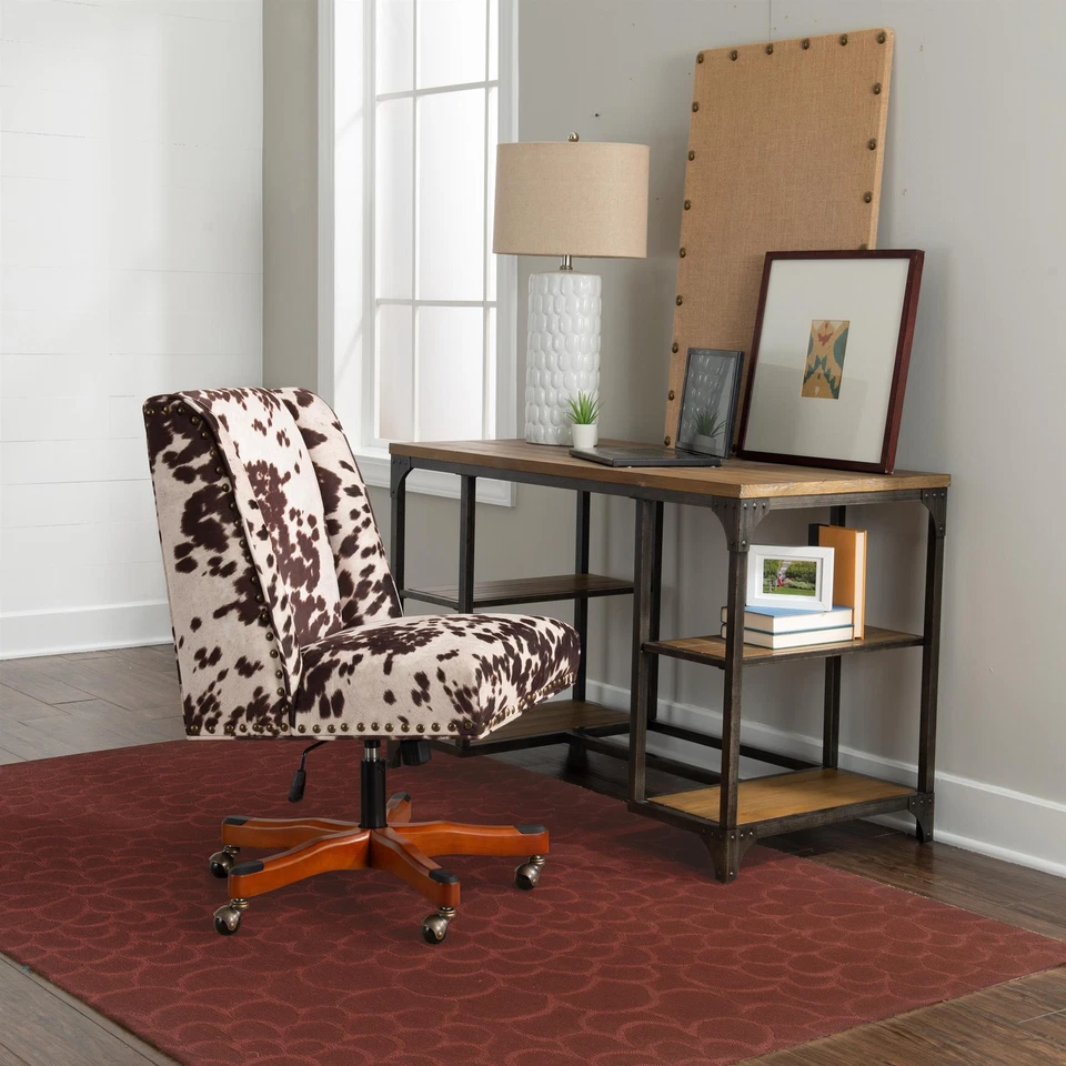 Linon Trio Floral Hand Tufted Polyester 5'x7' Rug in Cinnamon Red - Image 2 of 4