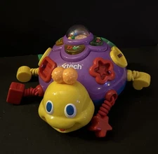Vintage VTECH Learning LadyBug Pull Toy Musical with Lights Shapes/ABC’s