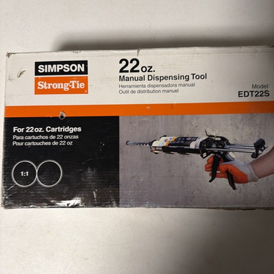 #ad Simpson Strong Tie EDT22S Manual Dispensing Tool for 22oz Cartridges $59.99