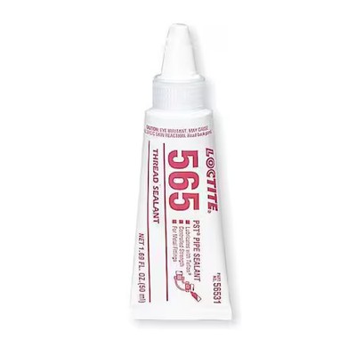 Loctite 88551 Pipe Thread Sealant 1.7 Fl Oz, Tube, 565, Off-White, Paste