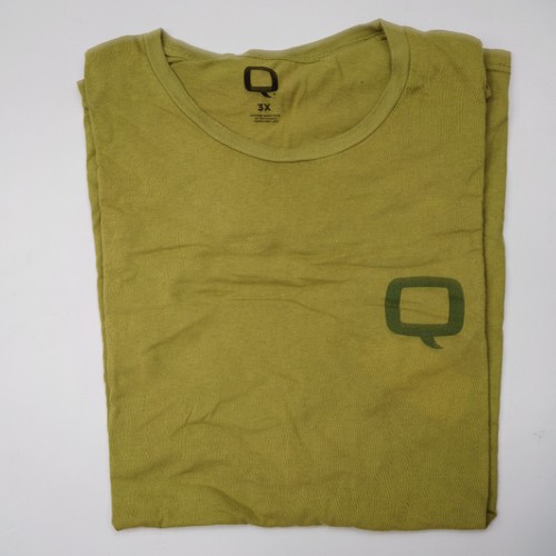Q LLC basic Olive green t shirt 3XL