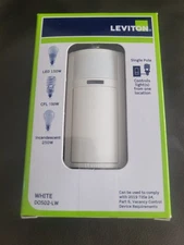10 PCS Leviton DOS02-LW  Motion Sensor In-Wall Switch, Auto-On, 2A, Single Pole,