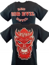 WWE Mens Undertaker Big Evil Red Devil Head Black Graphic T-Shirt S-5XL