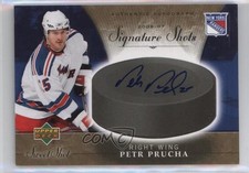 2006-07 Upper Deck Sweet Shot Signature Shots Petr Prucha #SS-PP Auto t3w
