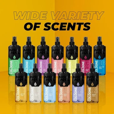 NISHMAN Aftershave Cologne 400ml – Refreshing After Shaving Spray