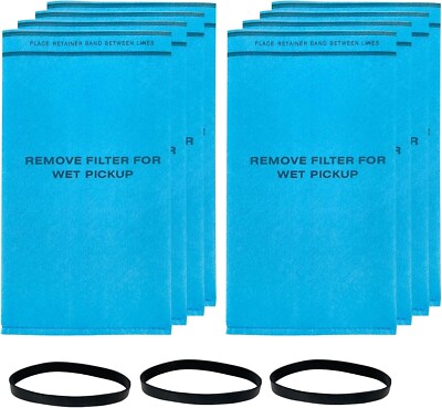 8 Wet Dry Filter Bags For 2.5-5-Gallon Workshop Vacuum ShopVac Stinger Craftsman