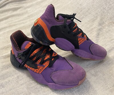  ハーデン Vol. 4 マクドナルド Adidas Harden Vol. 4 McDonalds Purple Orange Sneakers Mens Sz US 9