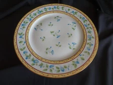 A Raynaud Ceralene Limoges Morning Glory Spray - Set of 4 Salad Plates