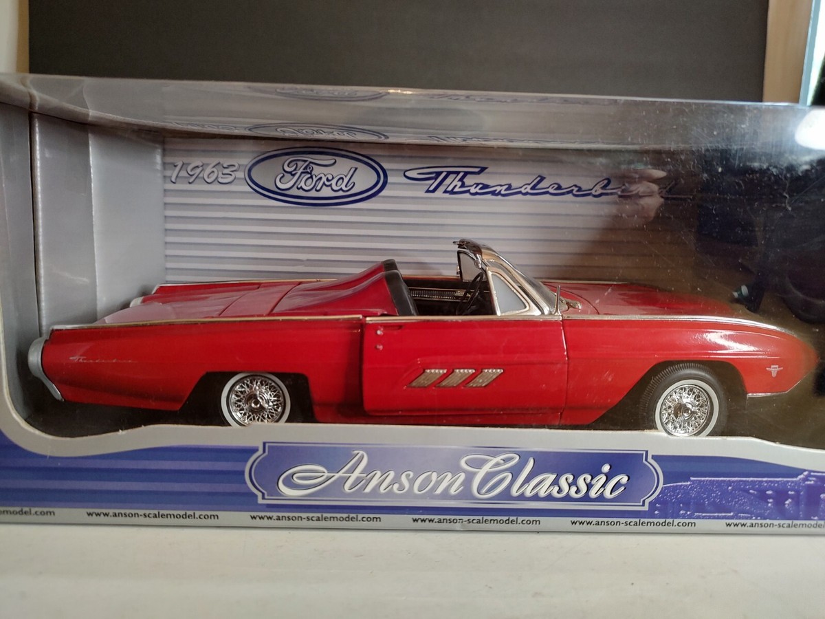 Anson Classic 1:18 1963 Ford Thunderbird New In Box Officially
