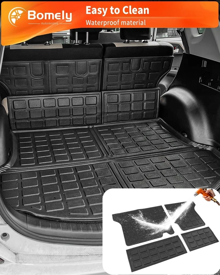 Cargo Mat Backrest Mats Anti-Slip Trunk Cargo Liners For 2013-2018 Toyota RAV4 Foto 4 de 4