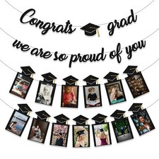 Graduation Decorations Class of 2024 Party Supplies - Congrats Grad We are So...