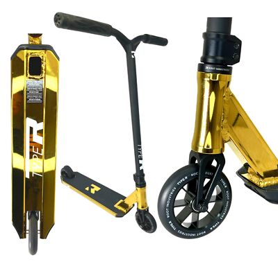 Root Industries Type R Stunt-Scooter H=82,5cm Kinder Trick Park Roller gold