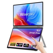 15.6'' 1080P Touchscreen Foldable Dual Portable Triple Monitor Driver-free 60HZ