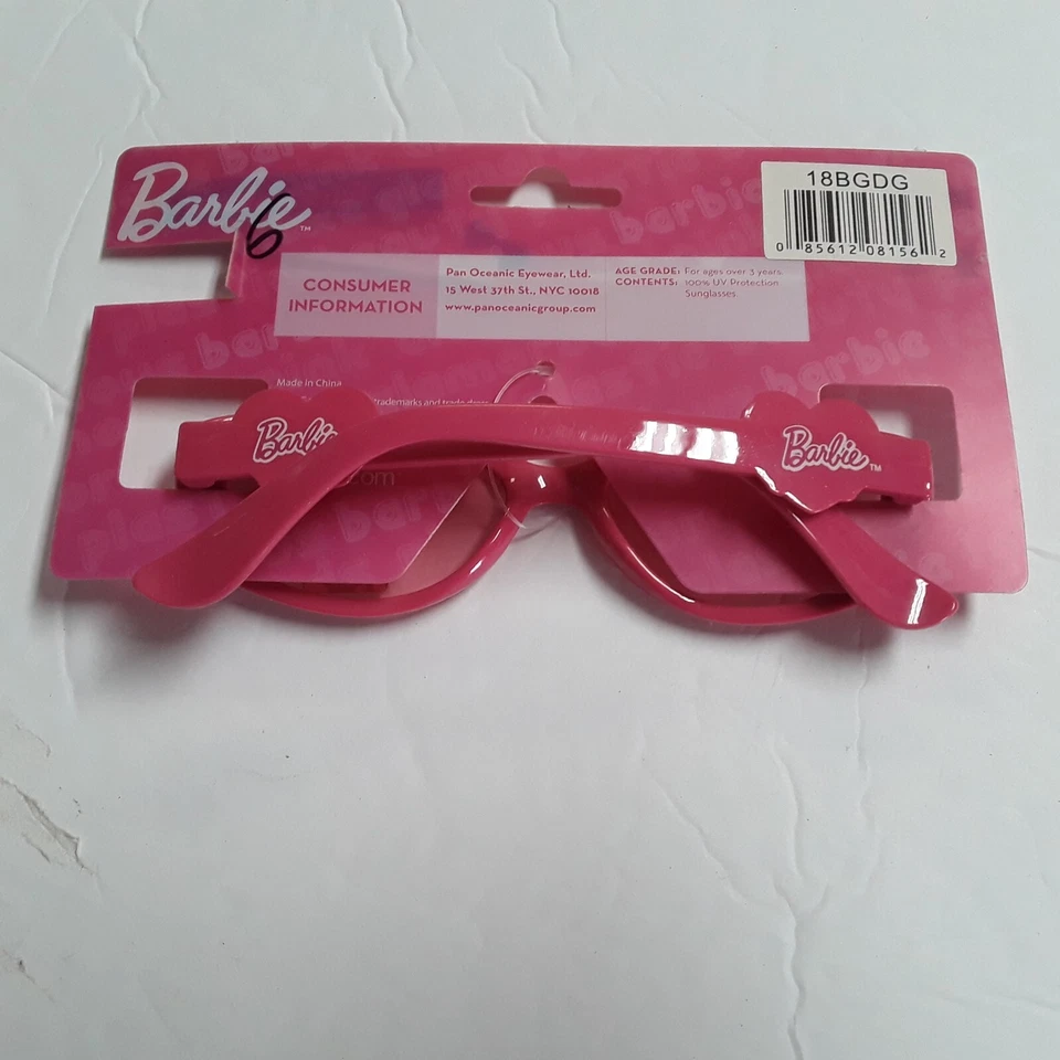 Nuevas gafas de sol Mattel Barbie rosa intenso. Protección UV 100% Foto 2 de 2