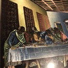 Vintage Catholic The Last Supper 3D Holographic Foil Framed Print MCM 12”x10” — photo 5