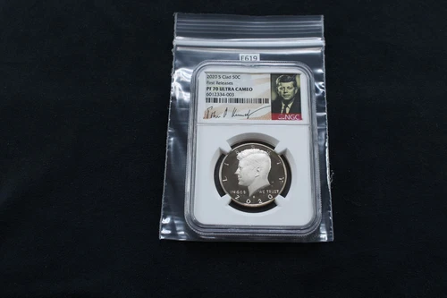 2020 S Clad NGC PF70 ULTRA CAMEO PROOF KENNEDY HALF DOLLAR First Releases! E619