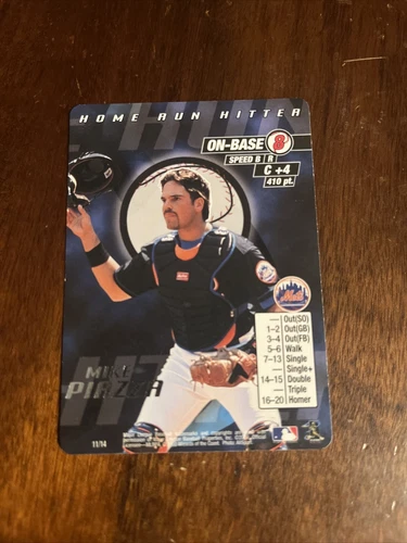 2000 MLB Showdown Mike Piazza Home Run Hitter Promo