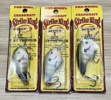 Strike King (Lot Of 3) Pro Model Series 1 Crankbaits, Bass Fishing, Brand New!