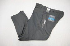 Perry Ellis Dress Pants Travel Lux Modern Fit Charcoal Flat Mens 42 x 30 NWT