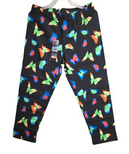No Boundaries Womens Capri Legging Juniors Size S, M, L, XL, XXL, XXXL Butterfly