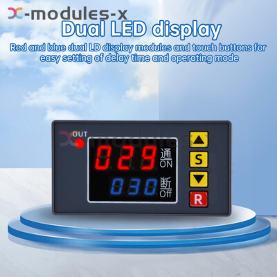 T3231 Programmable Digital Time Delay Relay Dual Display Timer Control Switch