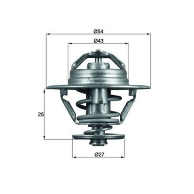 MAHLE Thermostat, Kühlmittel TX 93 79D für IVECO DAILY I-III;RVI MASCOTT;ALFA R.