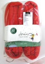 NWT New Joules Welton Red Fleece Tall Rain Boot Rainboot Welly Inserts Socks
