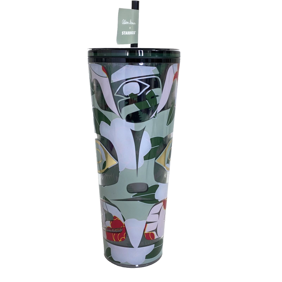 Starbucks + Alison Bremner Winter 2024 Cold Tumbler Cup with Straw 24oz |  eBay