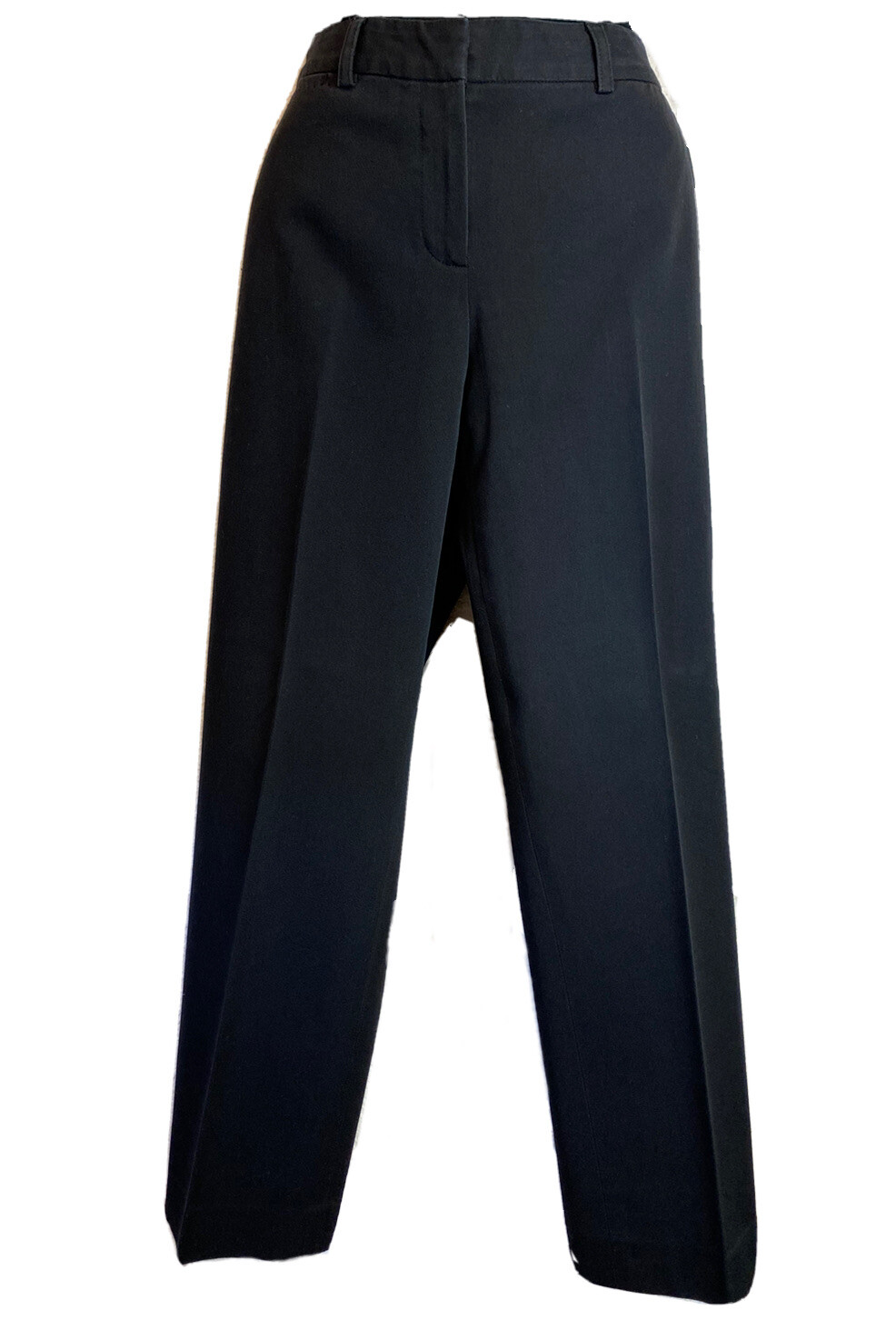 Elie Tahari for Nordstrom Black Capri Cotton Blend Dress Pants Trousers