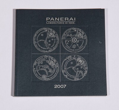 Panerai Watch Catalog 2007 Laboratorio Di Idee  100 pages
