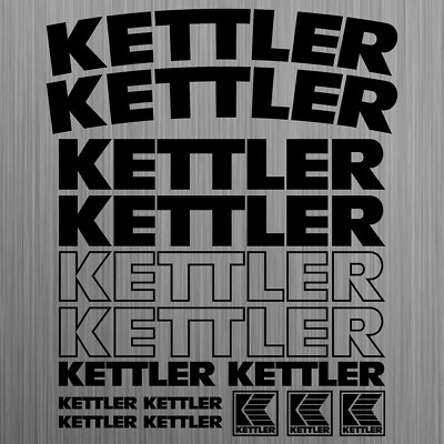 KETTLER aufkleber sticker fahrrad bike mtb bmx road 15 Stücke Piecess