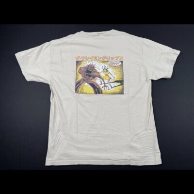 vintage flaming lips t shirt large 2002 concert tour promo Yoshimi