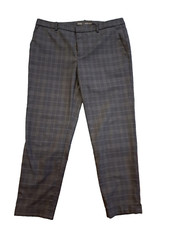Womens Zara Checked Trousers Size Large - A311