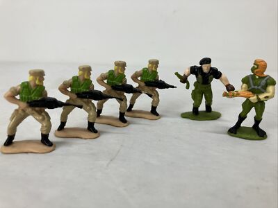 Gi Joe Mini Micro ARAH  1989 Figures Lot Of 6.   Some Duplicates