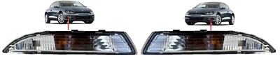 PAIR SET FRONT LOWER TURN SIGNAL INDICATOR LAMPS FITS FOR VW SCIROCCO 2008-2014