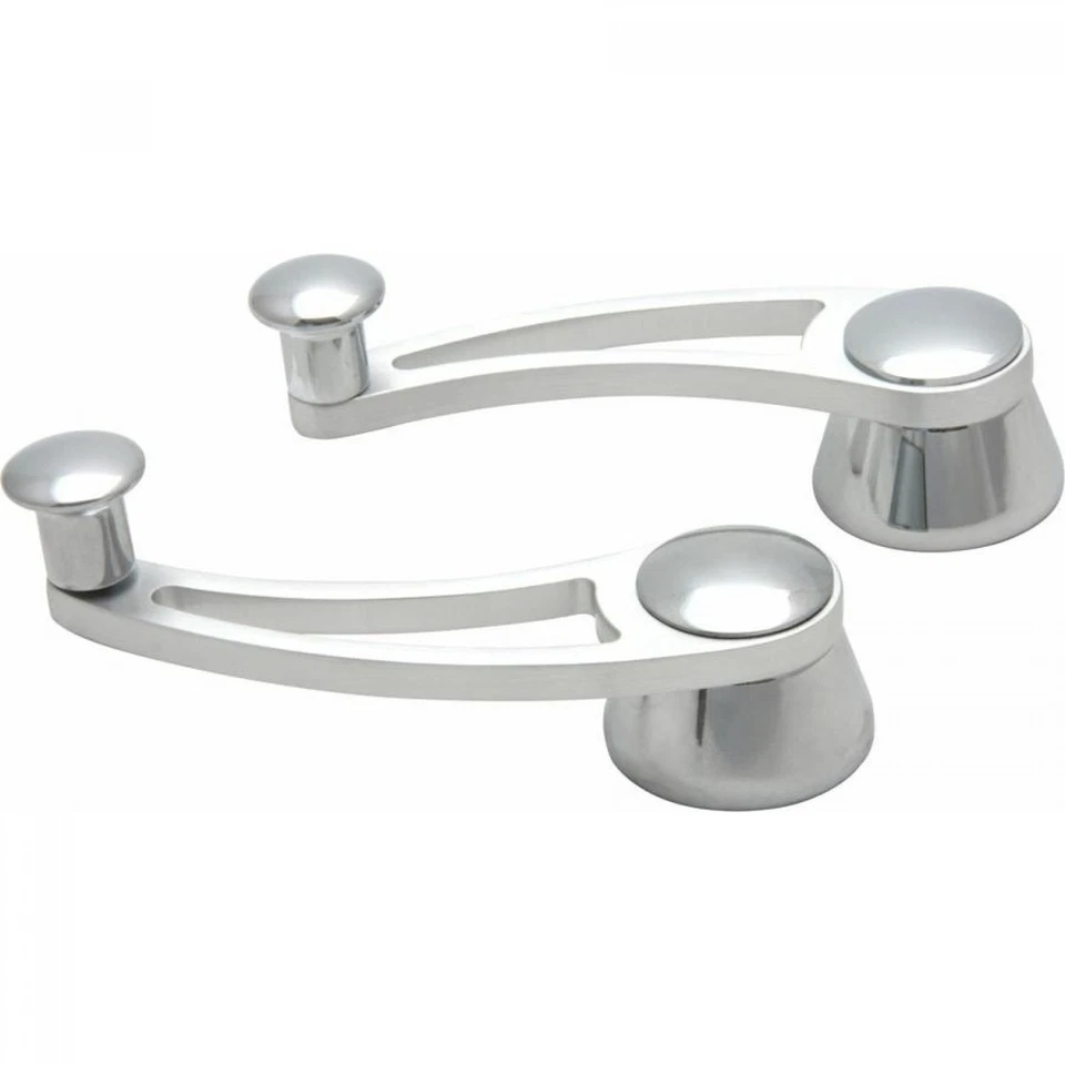 Billet "Open" Door & Window Crank (Pair) Street AUTDNWC001 rat custom muscle - Image 2 of 4