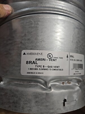 Ameri-Vent 8RAL Adjustable 90 B Vent,8'' Dia.