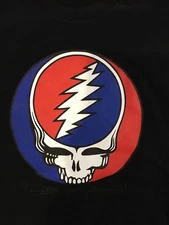 2XL Black Steal Your Face - Classic SYF!  New, Never Worn!  GARCIA, LESH, WEIR