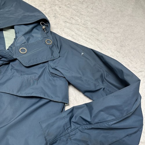 Columbia Omni Shield Navy Trench Coat Womens Water Wind Resistant Size Small S - Picture 7 of 16
