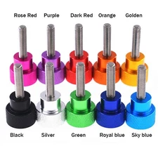 3/8-16" Knurled Thumb Screws High Type Aluminium Hand Grip Knob Bolts 50mm-100mm
