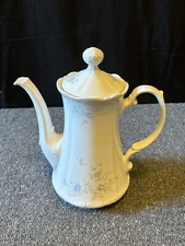 Vintage Porcelain Coffee Tea Pot Mitterteich Bavaria Germany Excellent Condition