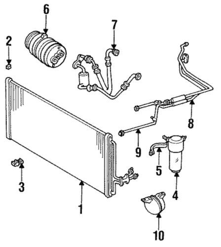 Deshidratador para Buick Regal 1994-1995 (N/P 02724828)