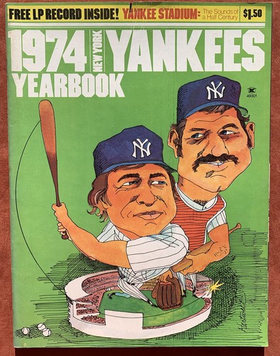 Original 1974 NY Yankees Official 