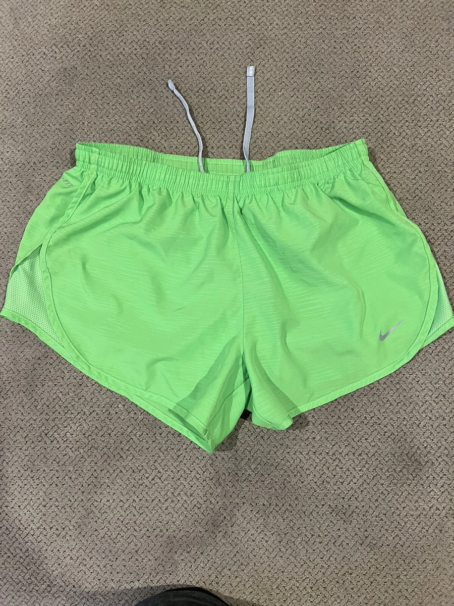 Lime green running shop shorts womens